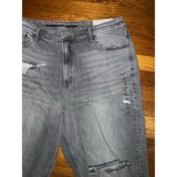 American Eagle Gray High Rise 90s Boyfriend Jeans 20L - Picture 4 of 8